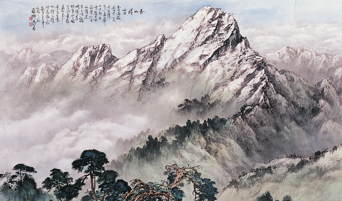 玉山積雪